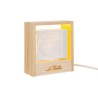 Bomboniera Matrimonio Lampada Cubo Mondo Globo Vetro Led/Usb Con Box