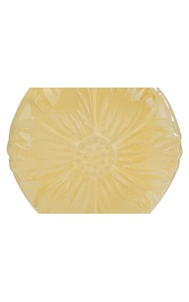 Bomboniera Matrimonio Vaso Vetro Fiore Giallo Con Shopper