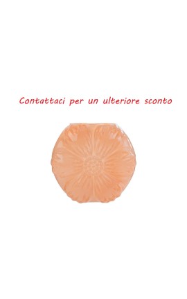 Bomboniera Matrimonio Vaso Vetro Fiore Salmone Con Shopper