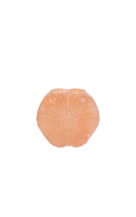 Bomboniera Matrimonio Vaso Vetro Fiore Salmone Con Shopper