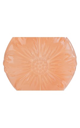 Bomboniera Matrimonio Vaso Vetro Fiore Salmone Con Shopper
