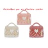 Bomboniera Battesimo Compleanno Vaso Borsetta Porcellana 3 Assortiti