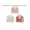 Bomboniera Battesimo Compleanno Salvadanaio Borsetta Porcellana 3 Assortiti Con Shopper