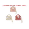 Bomboniera Battesimo Compleanno Borsetta Led Porcellana 3 Assortiti Con Shopper