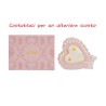 Bomboniera Battesimo Compleanno Cuore Led Porcellana Rosa Con Box