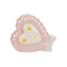 Bomboniera Battesimo Compleanno Cuore Led Porcellana Rosa Con Box