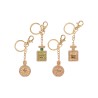 Bomboniera Compleanno Portachiavi Parfum Profumo Metallo 4 Assortiti Con Astuccio