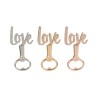 Bomboniera Compleanno Apribottiglie Love Metallo 3 Assortiti con Astuccio
