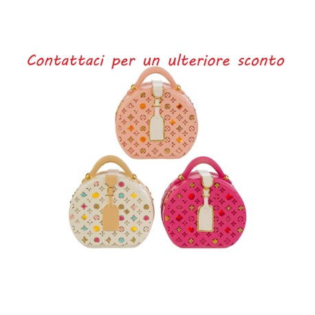 Bomboniera Compleanno Borsa Borsetta Led 3 Colori Assortiti