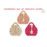 Bomboniera Compleanno Calamita Borsa Borsetta  3 Colori Assortiti