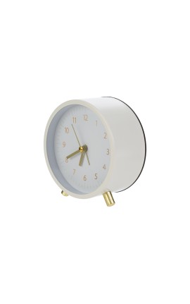 Bomboniera Matrimonio Orologio Sveglia Bianca Con Luce Con Shopper