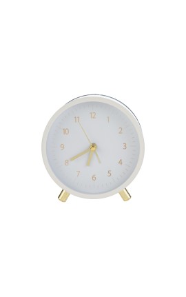 Bomboniera Matrimonio Orologio Sveglia Bianca Con Luce Con Shopper