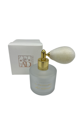 Bomboniera Matrimonio Comunione Compleanno Portaprofumo Spray Vetro Bianco Con Box