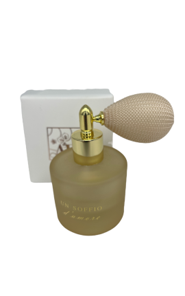 Bomboniera Matrimonio Comunione Compleanno Portaprofumo Spray Vetro Ambra Con Box