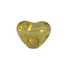 Bomboniera Matrimonio Comunione Compleanno Cuore Cuoricino Led in Vetro Crack Giallo