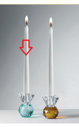Bomboniera Matrimonio Candelabro Candeliere Cristallo Acquamarina Ranoldi