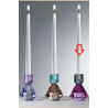 Bomboniera Matrimonio Candelabro Candeliere Cristallo Colorato Ranoldi