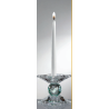 Bomboniera Matrimonio Candelabro Candeliere Cristallo Trasparente e Acquamarina Ranoldi