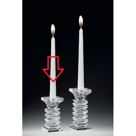 Bomboniera Matrimonio Candelabro Candeliere Cristallo Trasparente  Ranoldi