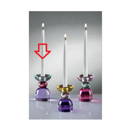 Candelabro Candeliere Cristallo Multicolore Ranoldi