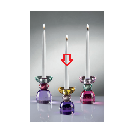 Candelabro Candeliere Cristallo Multicolore Ranoldi