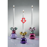Candelabro Candeliere Cristallo Multicolore Ranoldi
