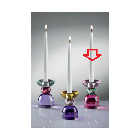 Candelabro Candeliere Cristallo Multicolore Ranoldi