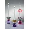 Candelabro Candeliere Cristallo Multicolore Ranoldi