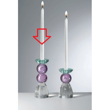 Candelabro Candeliere Cristallo Multicolore Ranoldi
