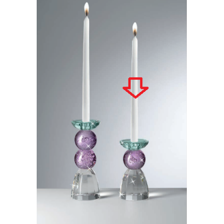 Candelabro Candeliere Cristallo Multicolore Ranoldi