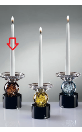Candelabro Candeliere Cristallo Multicolore Ranoldi