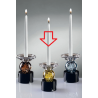Candelabro Candeliere Cristallo Multicolore Ranoldi