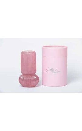 Bomboniera Matrimonio Comunione Lampada Vaso Vetro Led Con Scatola Cilindrica