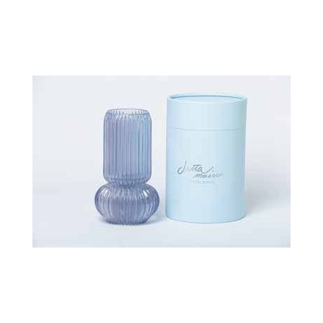 Bomboniera Matrimonio Comunione Lampada Vaso Vetro Led Con Scatola Cilindrica