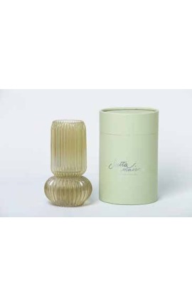 Bomboniera Matrimonio Comunione Lampada Vaso Vetro Led Con Scatola Cilindrica