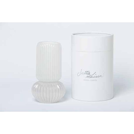 Bomboniera Matrimonio Comunione Lampada Vaso Vetro Led Con Scatola Cilindrica