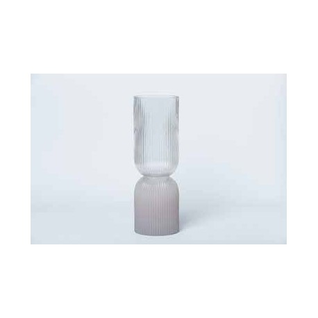 Bomboniera Matrimonio Comunione Vaso Vetro Led Portafiori Con Box Cilindrico