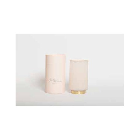 Bomboniera Matrimonio Comunione Vaso Vetro Portafiori Con Box Cilindrico