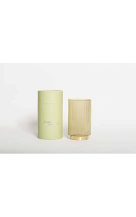 Bomboniera Matrimonio Comunione Vaso Vetro Portafiori Con Box Cilindrico