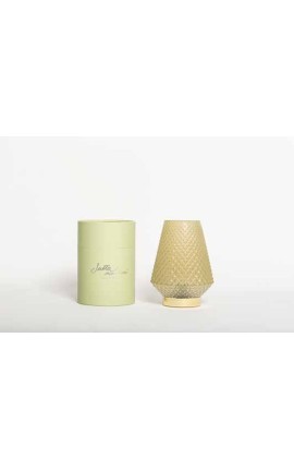 Bomboniera Matrimonio Comunione Lampada Led Vetro Con Box Cilindrica