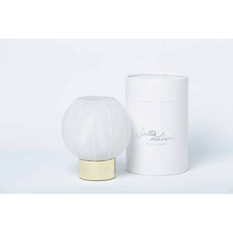 Bomboniera Matrimonio Comunione Lampada Palla Led Vetro  Con Box Cilindrica