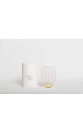 Bomboniera Matrimonio Comunione Lampada Led Vetro  Con Box Cilindrica