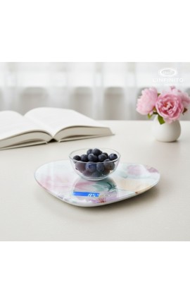 Bomboniera Matrimonio Bilancia Cuore Con Fiori Acquarel Floreale Con Box