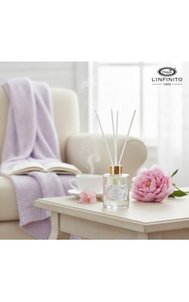 Bomboniera Matrimonio Compleanno Profumatore Diffusore Decoro Floreale Acquarel Con Box