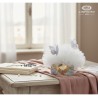 Bomboniera Matrimonio Compleanno Saponetta Quadrata Decoro Floreale Acquarel Rivestita con Dettagli Dorati e Tulle