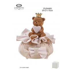 copy of Bomboniera Battesimo Compleanno Teddy Orsetto Su Luna Rosa Con Box