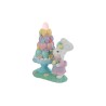 Bomboniera Coniglio Albero Pasqua Resina Led