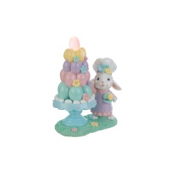 Bomboniera Coniglio Albero Pasqua Resina Led