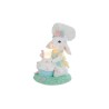 Bomboniera Coniglio Chef Pasqua Resina Led