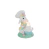 Bomboniera Coniglio Chef Pasqua Resina Led
